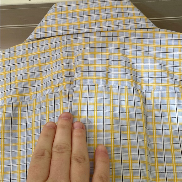 Duru’s Custom Dress shirt plaid XL 16.5 neck - Picture 6 of 6